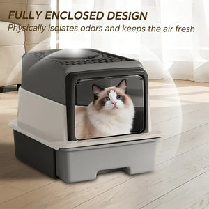 2026 Top-Rated Cat Litter Box, Pull-Out Drawer, No Scoop Needed