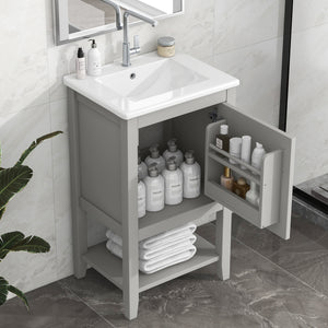 20 Bathroom Vanity With Sink, Bathroom Cabinet With Soft