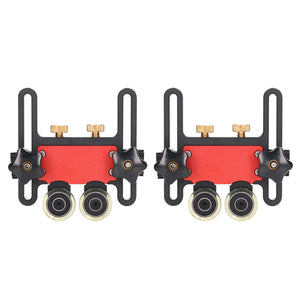 Table Saw Feeder Aluminum Alloy 5mm Stroke Double Wheel B
