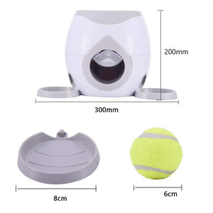 Automatic Pet Feeder Fetch Tennis Ball Dog Training Toys Inter...