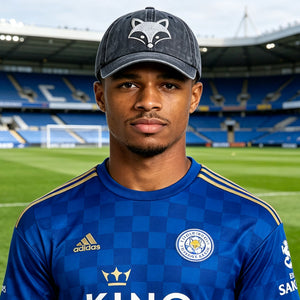 Fox Embroidered Vintage Washed Baseball Cap - Leicester