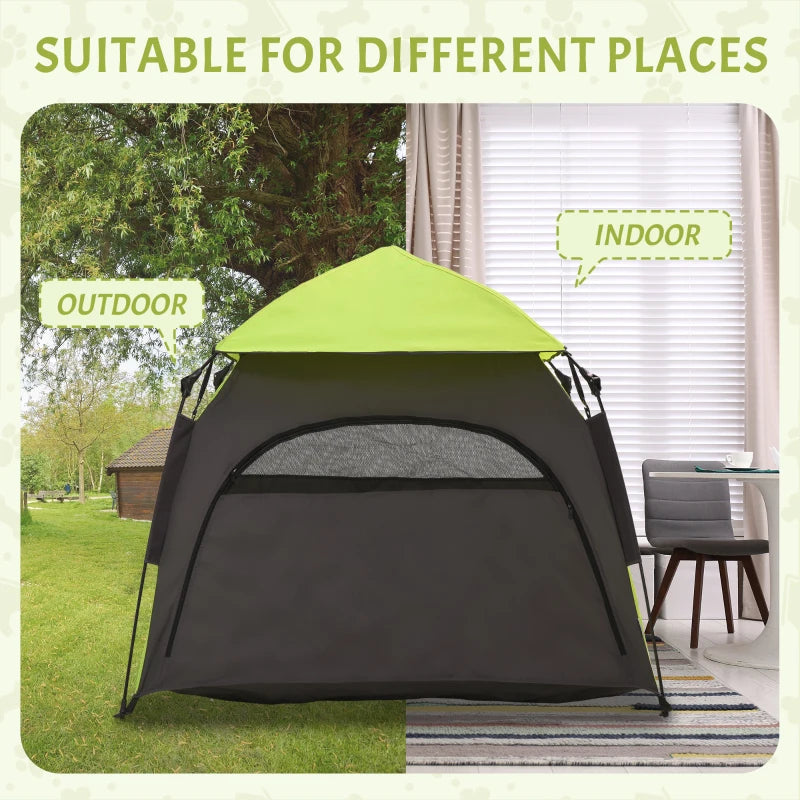 PawHut Pop Up Dog Tent For Extra Large And Large Dogs, Portable Pet Camping Tent