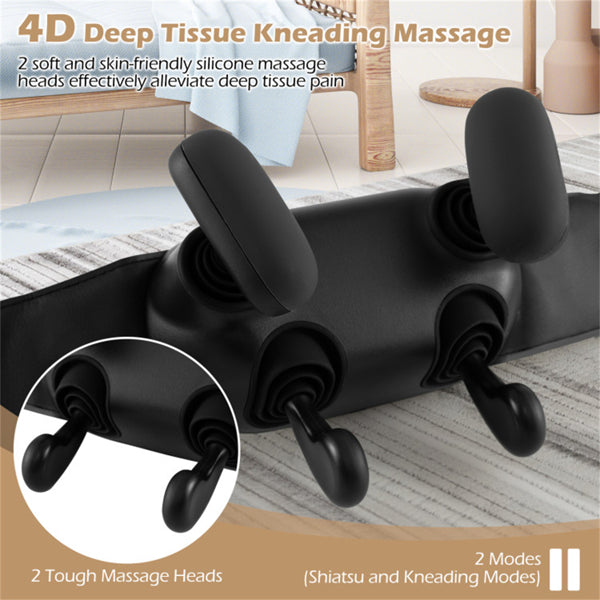 Neck Shoulder Massager - 4D Deep Tissue Kneading, 2 Modes & 2-Level Heat , Hands