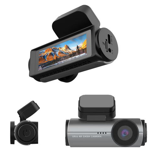 4K Ultra WiFi Car Dash Cam 4K+1080P Front And Rear
