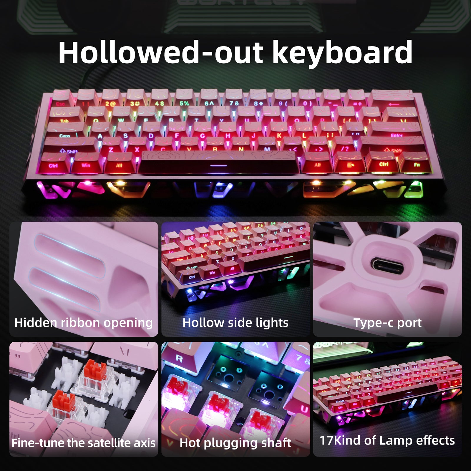 NC61 Magnetic Shaft Single-Mode Mechanical Keyboard
