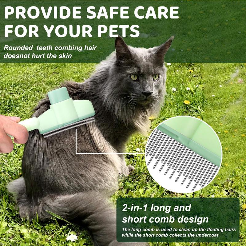 Cat And Dog Comb, Knot Remover, Hair Removal Tool, Pet Self-cleaning Comb, For L