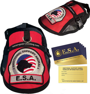 Premium Emotional Support Dog Vest | ESA Dog Vest | Mesh Cooling