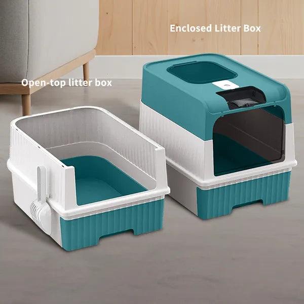 BlueMagic Cube Intelligent Cat Litter Box - Free Hands, Enjoy Pure Life & Automa
