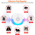 2026 New Ultrasonic 6PCS Pest Repeller, Dual Working Modes Plug-in Rodent Repell