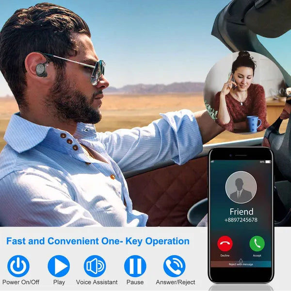TWS Wireless 5.0 Earbuds IPX4 Touch In-Ear Stereo Earphone Noise Canceling Earpi