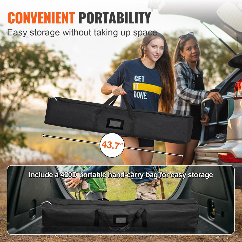 Projector Screen With Stand 150inch Portable Movie Screen 16:9 4K HD Wide Angle 