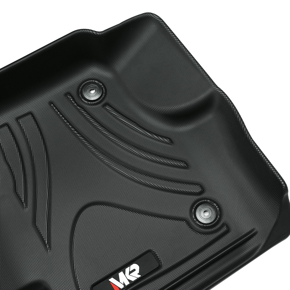 TPE All Weather Floor Mats Fit For Ford F150 2015-2025 Without Fold Flat Storage