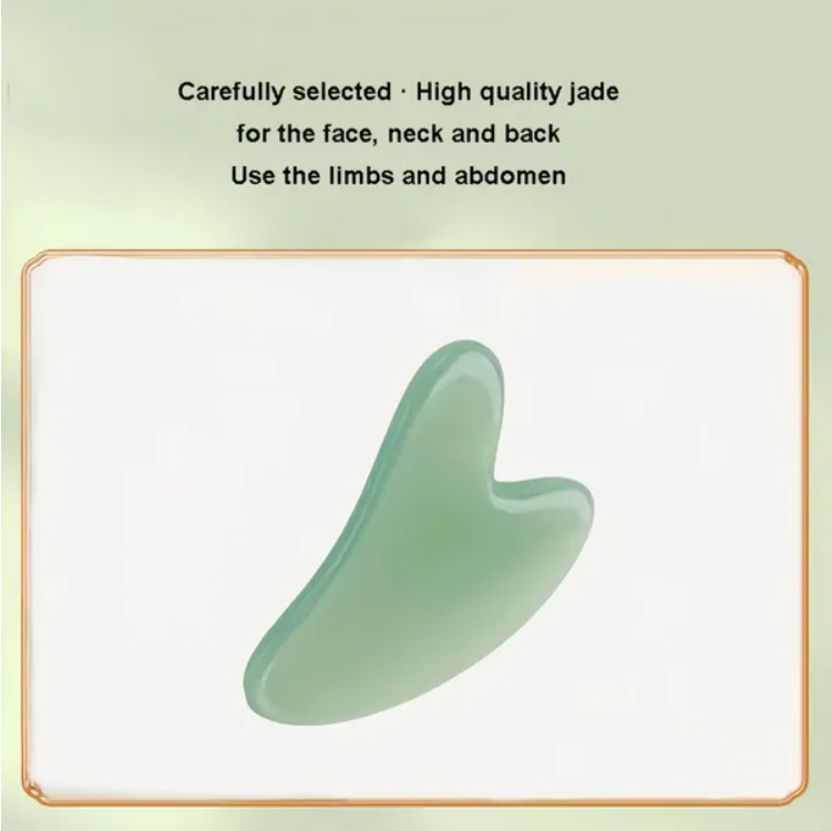 Gua Sha Board 2PCS Massage Stone For Facial Body Skincare Roller Scraping Massag