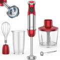 KOIOS 5-in-1 Hand Immersion Blender, 1000W 12 Speed Handheld Blender, Copper Mot