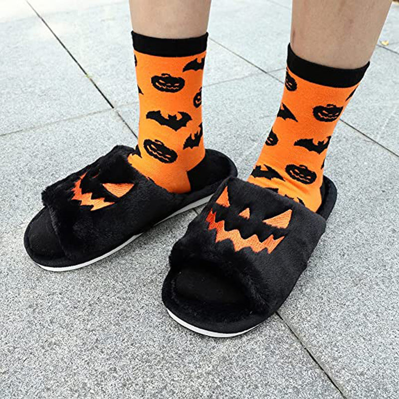 Halloween Shoes Winter Cute Warm Home Slippers Women (Viral) — MEGA MARKET