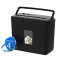 Paper Shredder For Home Use,5 Sheets Small Crosscut Paper Shredder,P-4 Security 
