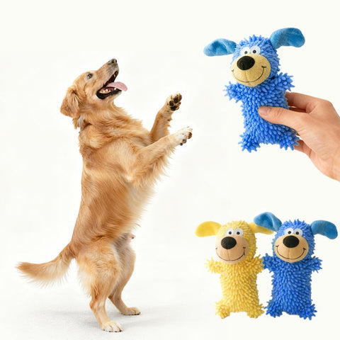 Screaming Dog Toy Blue Dog Teeth Cleaning Interactive Companio...
