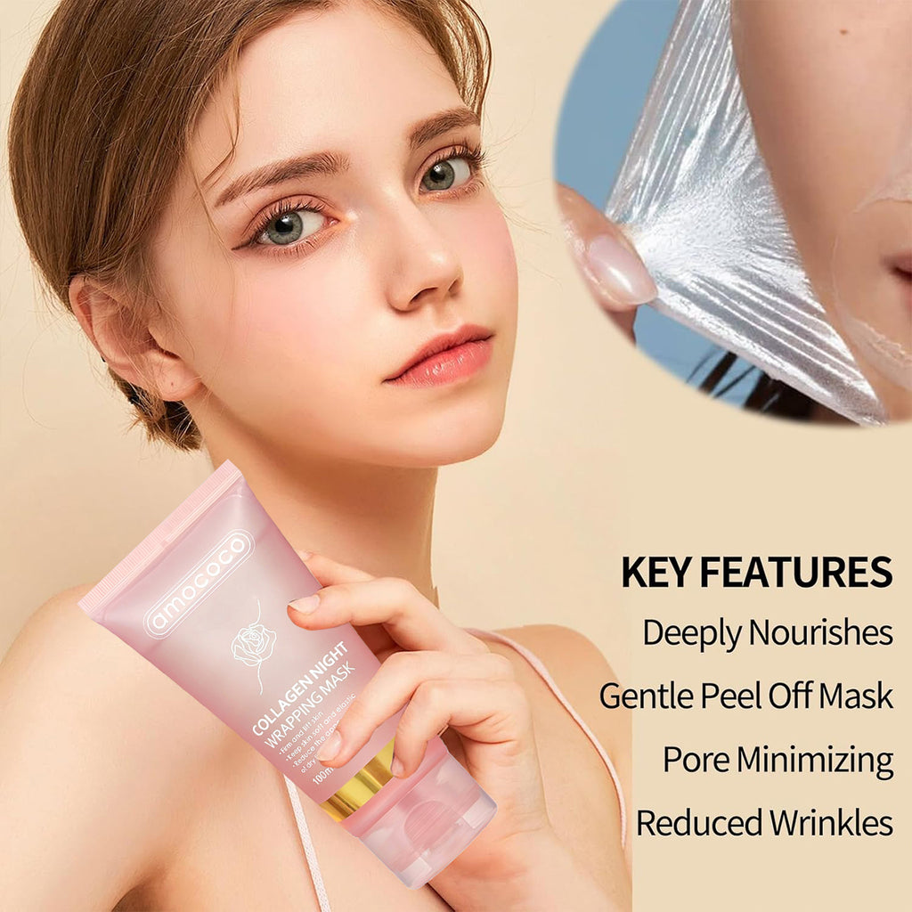 Only Supports Self Pickup With Waybill Collagen Night Wrapping Mask Firm & Lift 