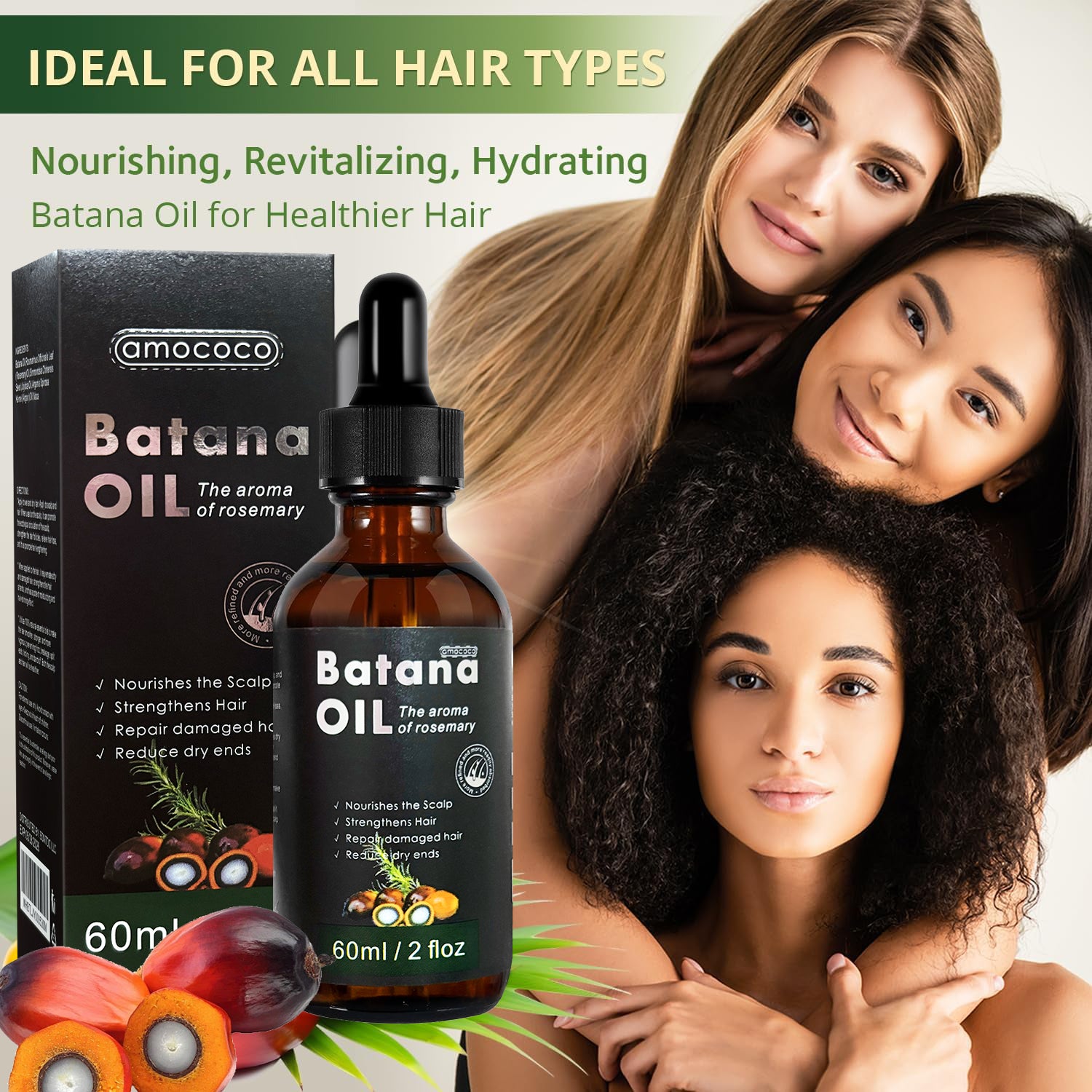 Only Supports Self Pickup With Waybill Amococo Batana Oil With Rosemary Cold Pre