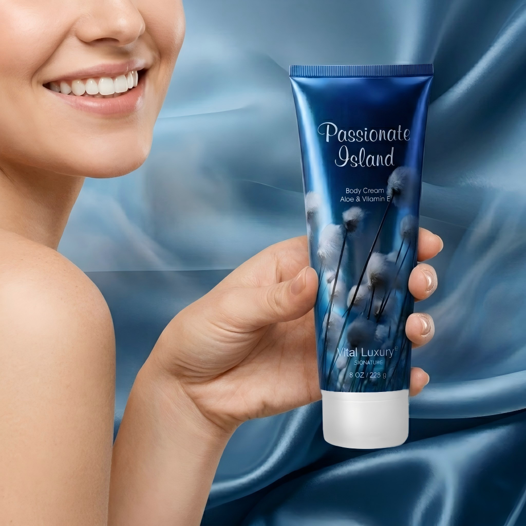 Passionate Island Moisturizing Body Cream, Ultra-Nourishing Lotion With Vitamin 