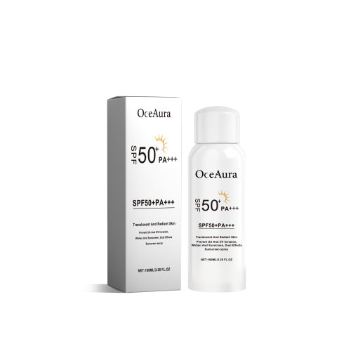 OceAura Sunscreen Spray, Moisturizing And Refreshing Protective Spray For Outdoo