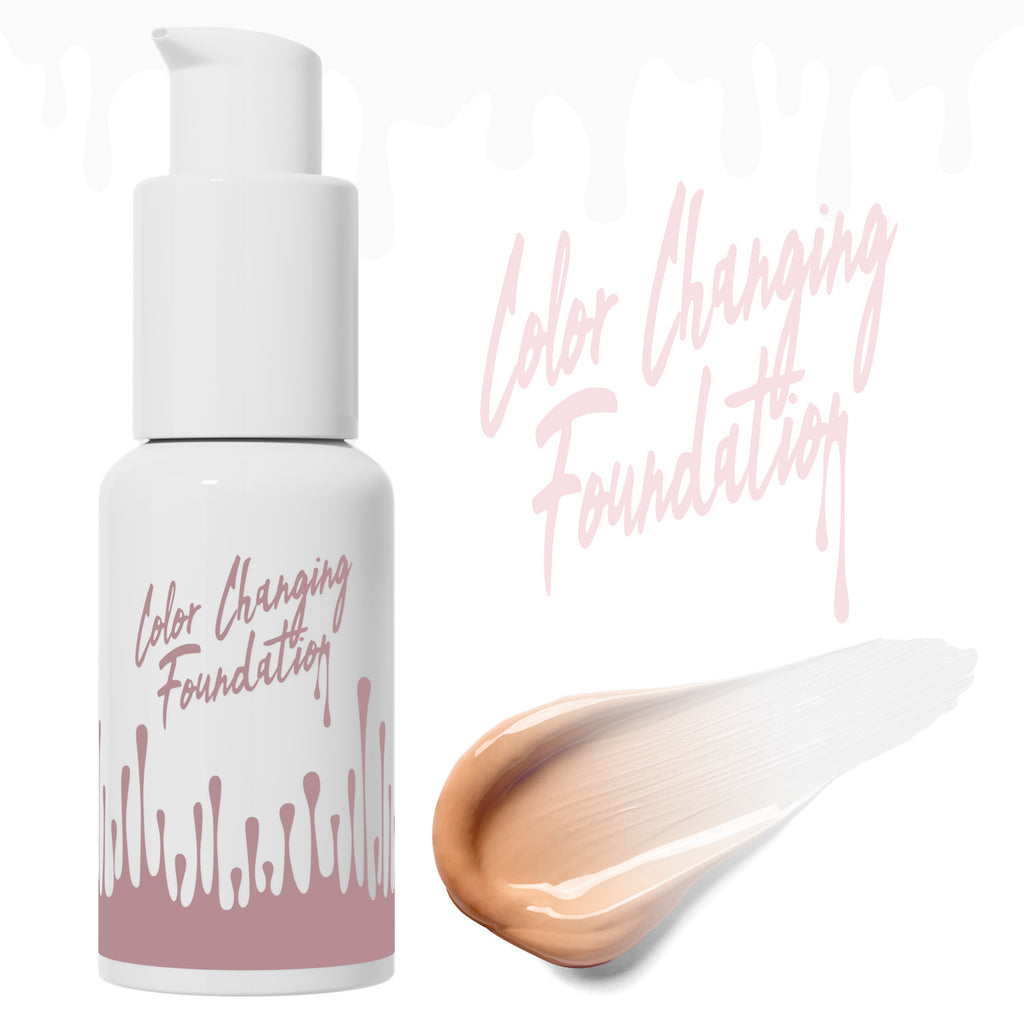 Color Changing Foundation,Color Changing Liquid Foundation Brightens And Lasts F