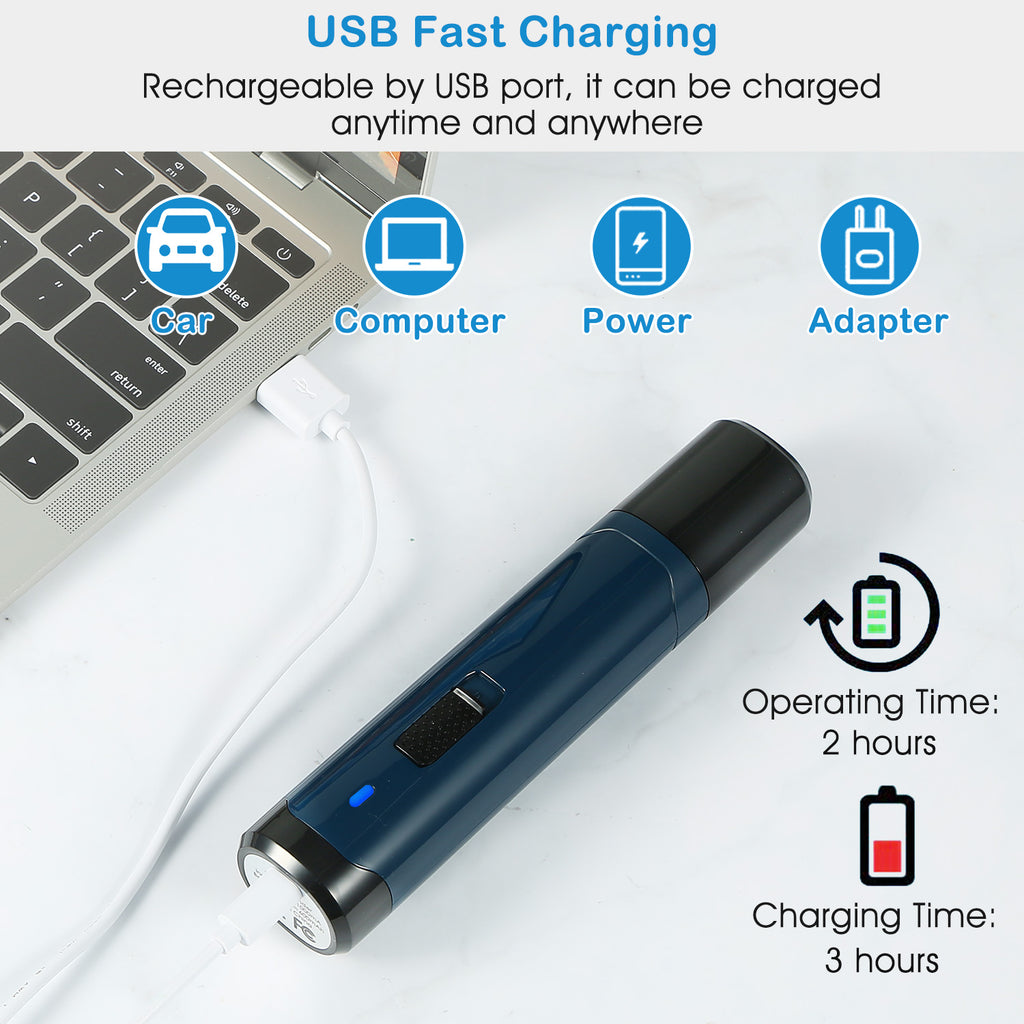 1Pc Dog Nail Grinder 2 Speeds Quiet USB Rechargeable Pet Nail Grinder Profession