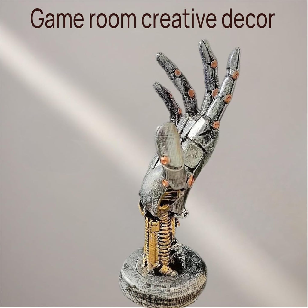 Creative Mechanical Hand Staue, Gaming Controller Holder Stand, Headphone Holder