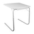 1Pc Foldable Tray Table Portable Sofa TV Tray 6 Heights 3 Angles Laptop Desk Adj