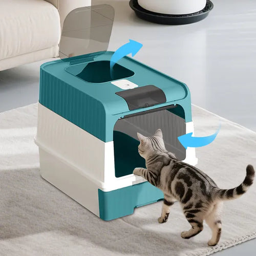 BlueMagic Cube Intelligent Cat Litter Box - Free Hands, Enjoy Pure Life & Automa