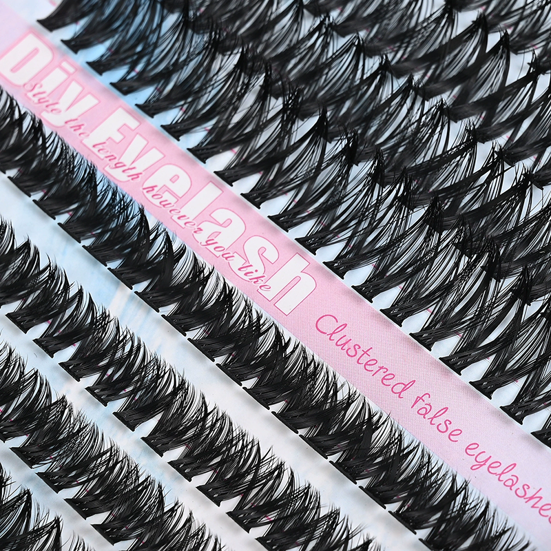 Lash Clusters, 640 Pcs Eyelashes Cluster Extensions 9-16mm Fluffy Individual Las