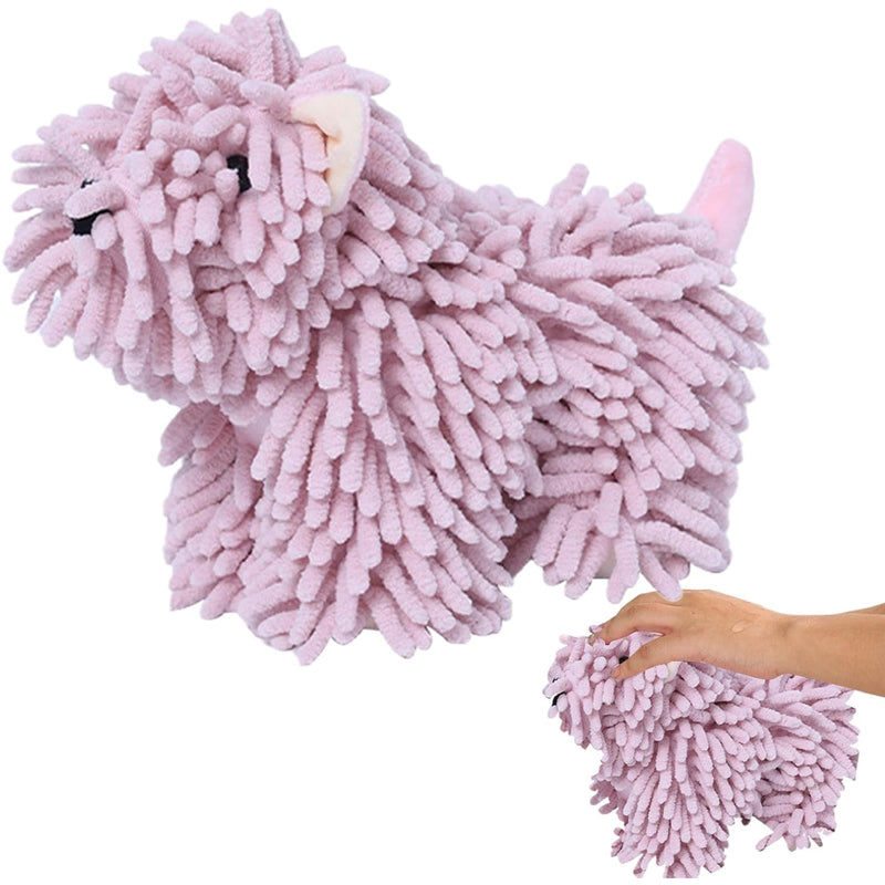 Cute Puppy Shaped Towel,Absorbent Kitchen Towel With Hanging Loop, Towels For Ho