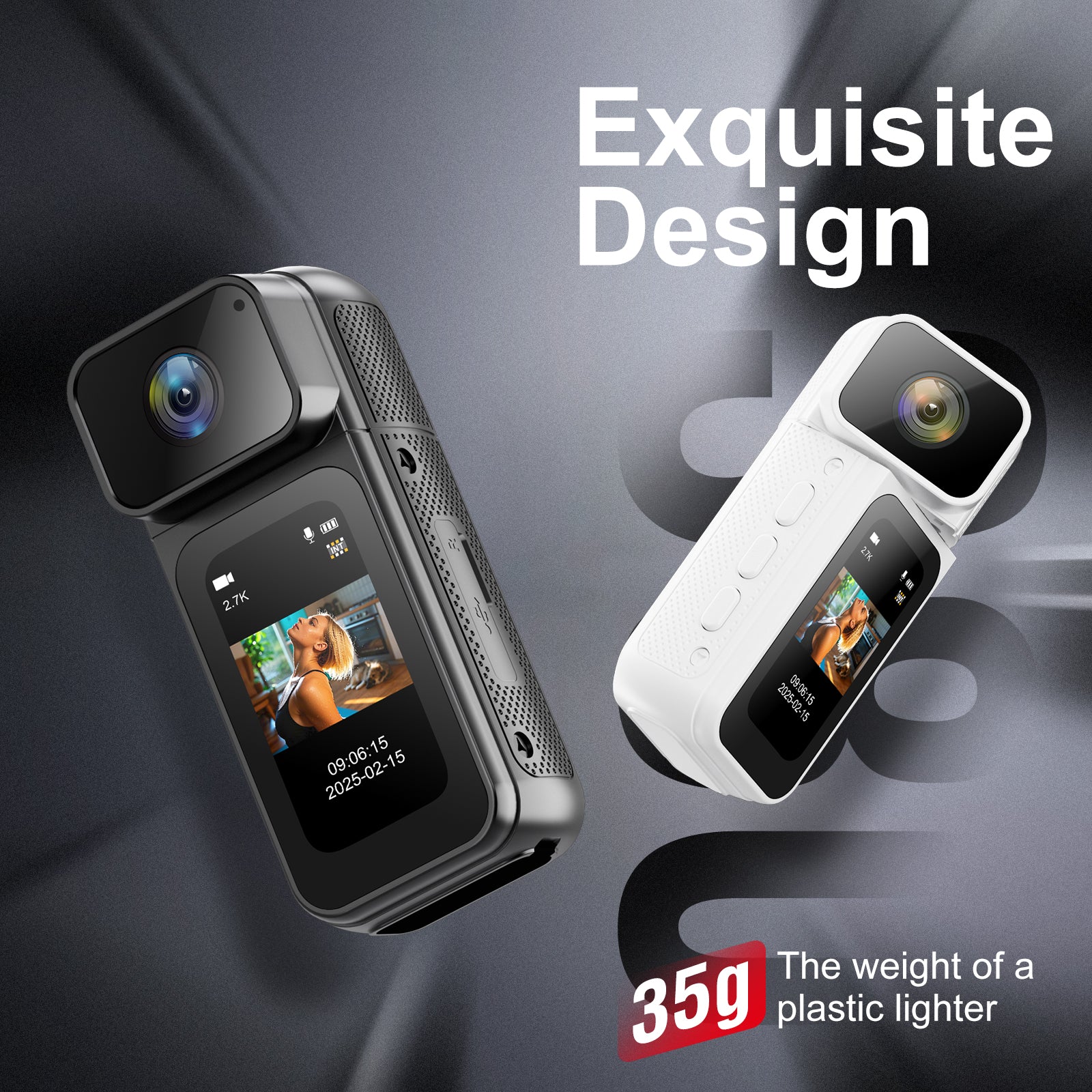 S80 Thumb Camera White-64G Available On All Platforms,The Shipping Color Is Whit