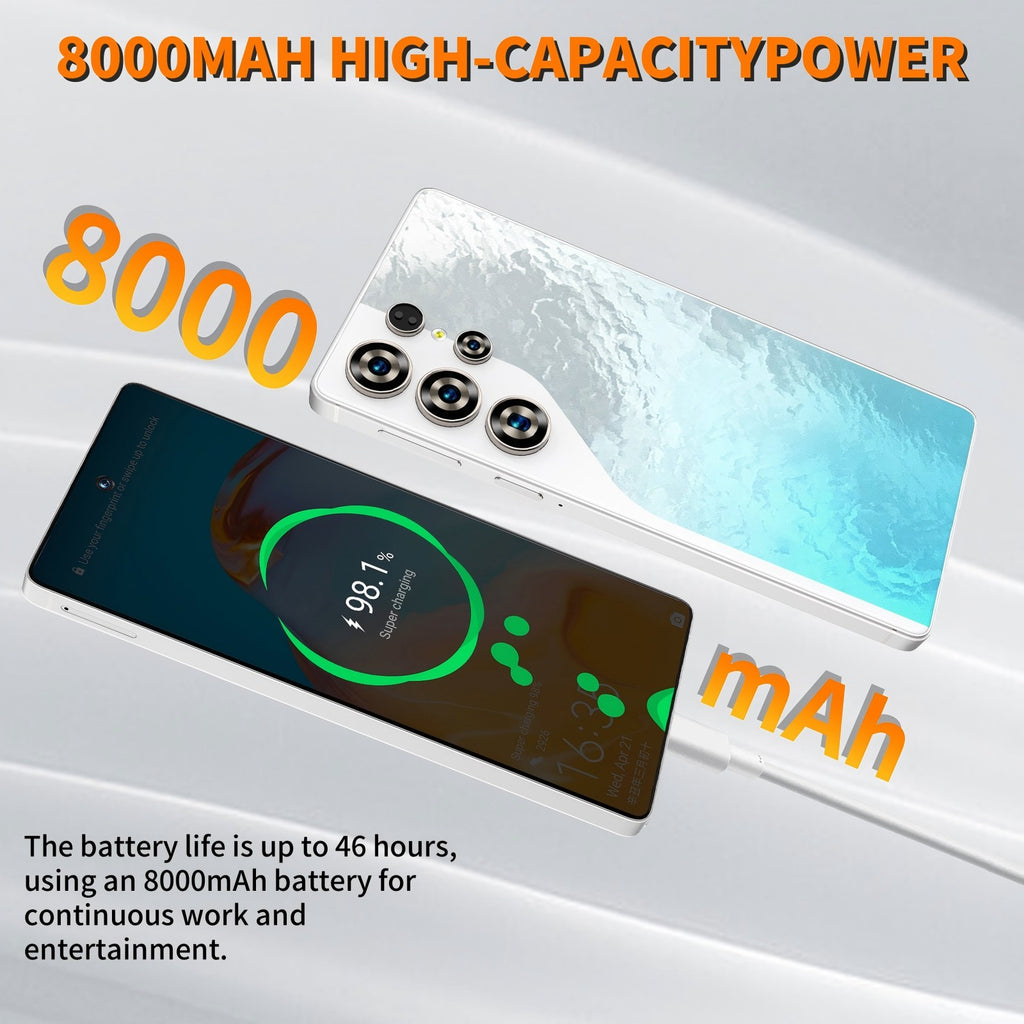 C26 Ultra 5G Unlocked Smartphone, 8GB RAM 256GB Storage Android 15 Cell Phone, 6