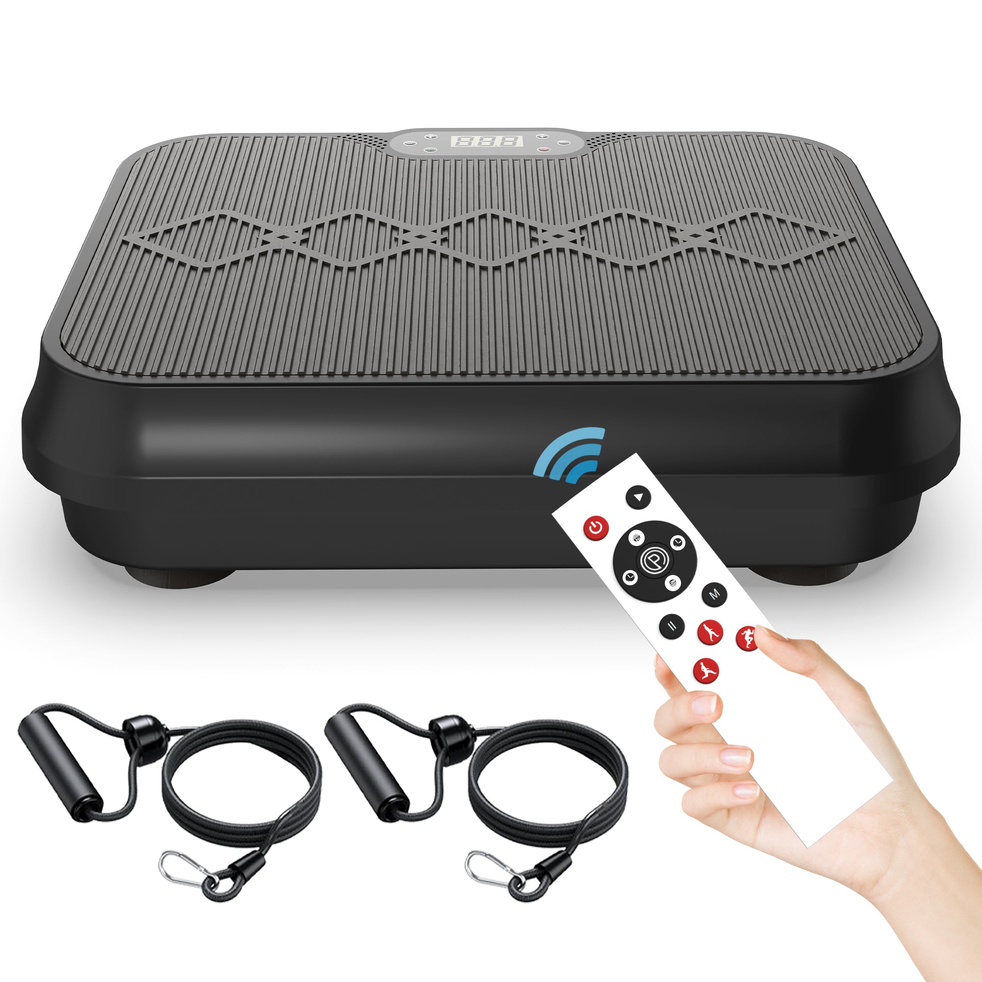 Vibration Plate Exercise Machine, Whole Body Workout Platform With Remote Contro