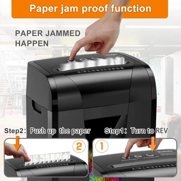 Woolsche Paper Shredder, 18-Sheet Cross Cut With 18 Liters Pull Out Bin, P-4 Sec