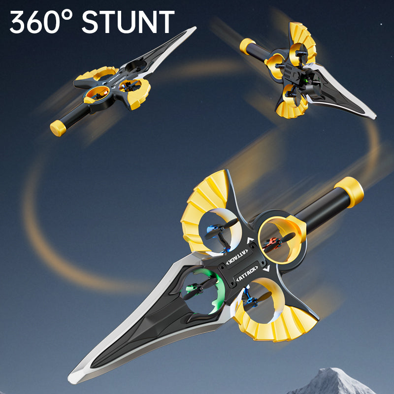Flying Sword - Golden,Copper Color  - Single Battery