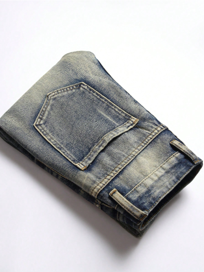 Slim-fit Stretch Straight-leg Pants