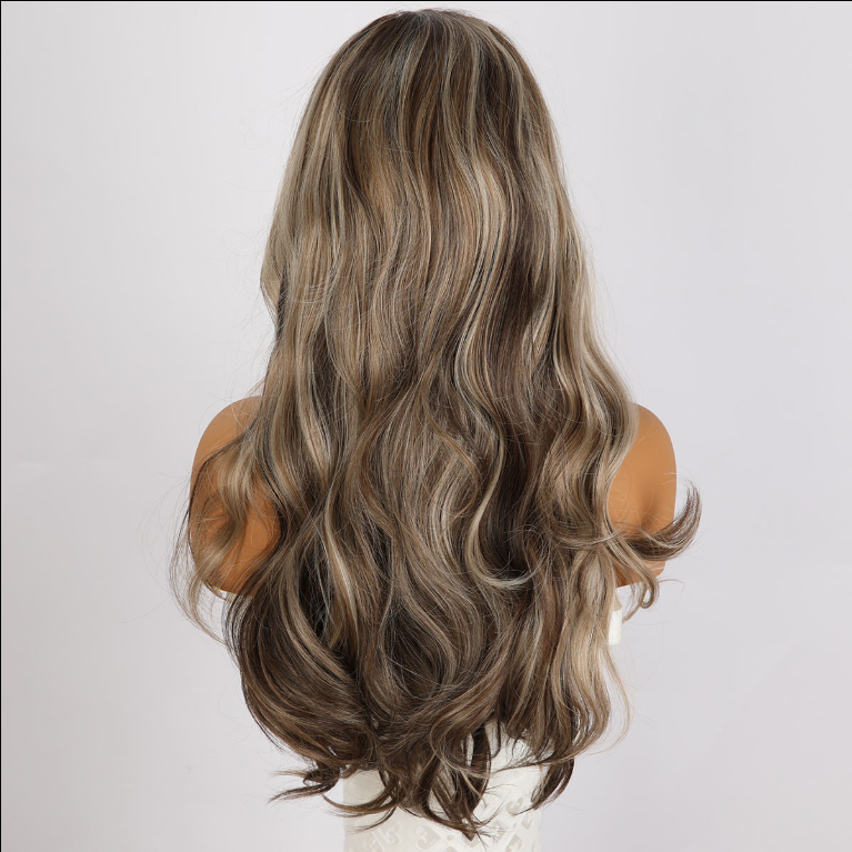 Hot Selling Synthetic Hair Wigs Highlight Wear Go Wigs For Black Women Glueless 