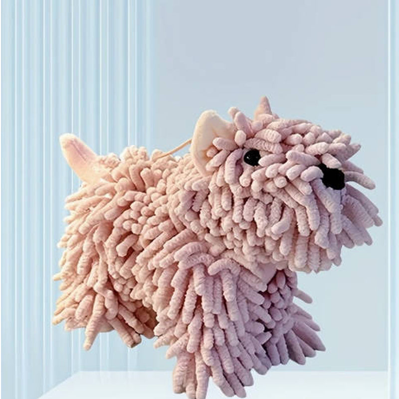 Cute Puppy Shaped Towel,Absorbent Kitchen Towel With Hanging Loop, Towels For Ho