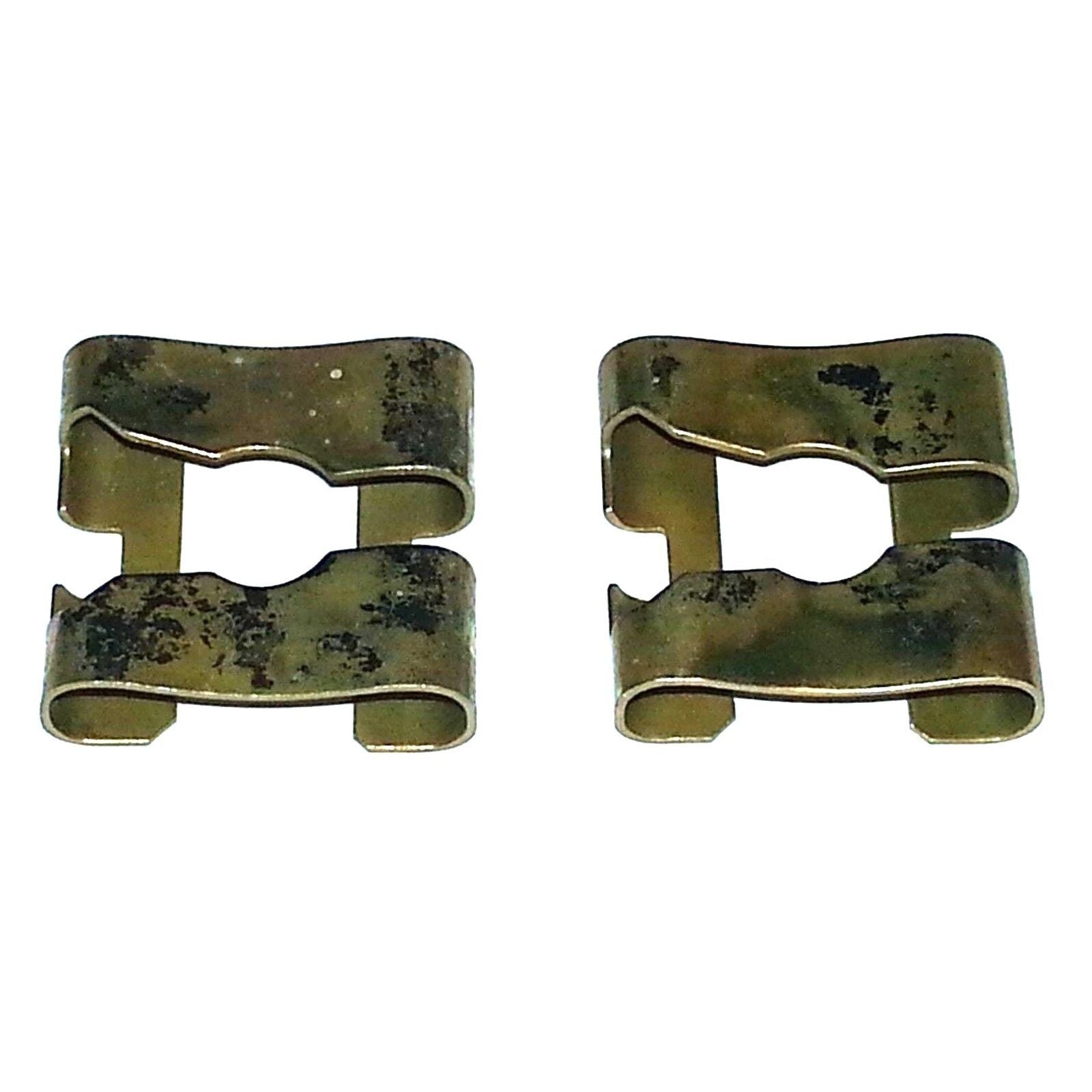 For 65-74 NOS Side Door Rear Quarter Window Glass Regulator Arm Retainer Clip 2p