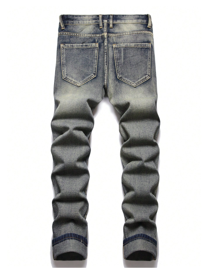 Slim-fit Stretch Straight-leg Pants