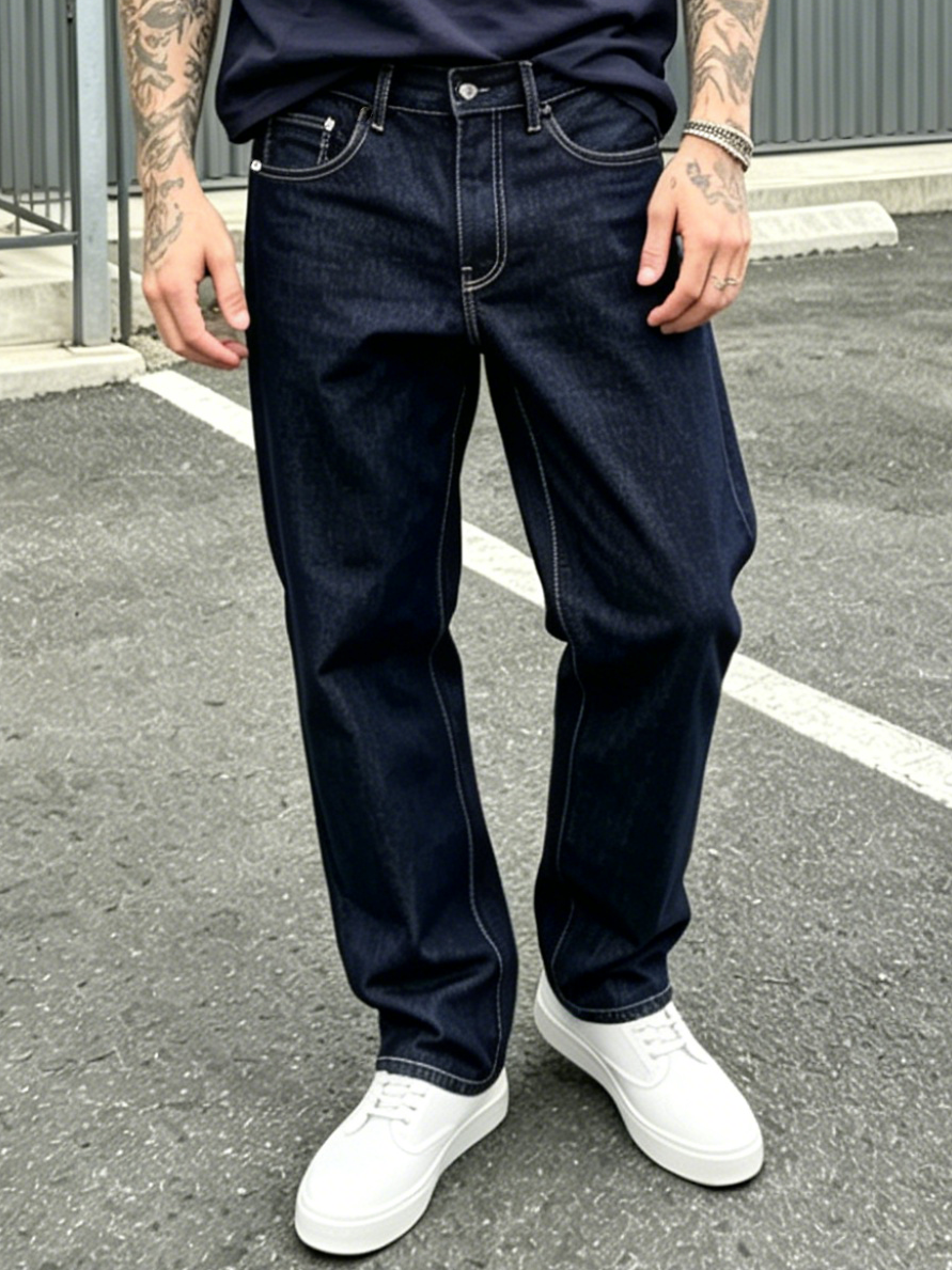 Shanxi Stretchy Slim Straight Pants
