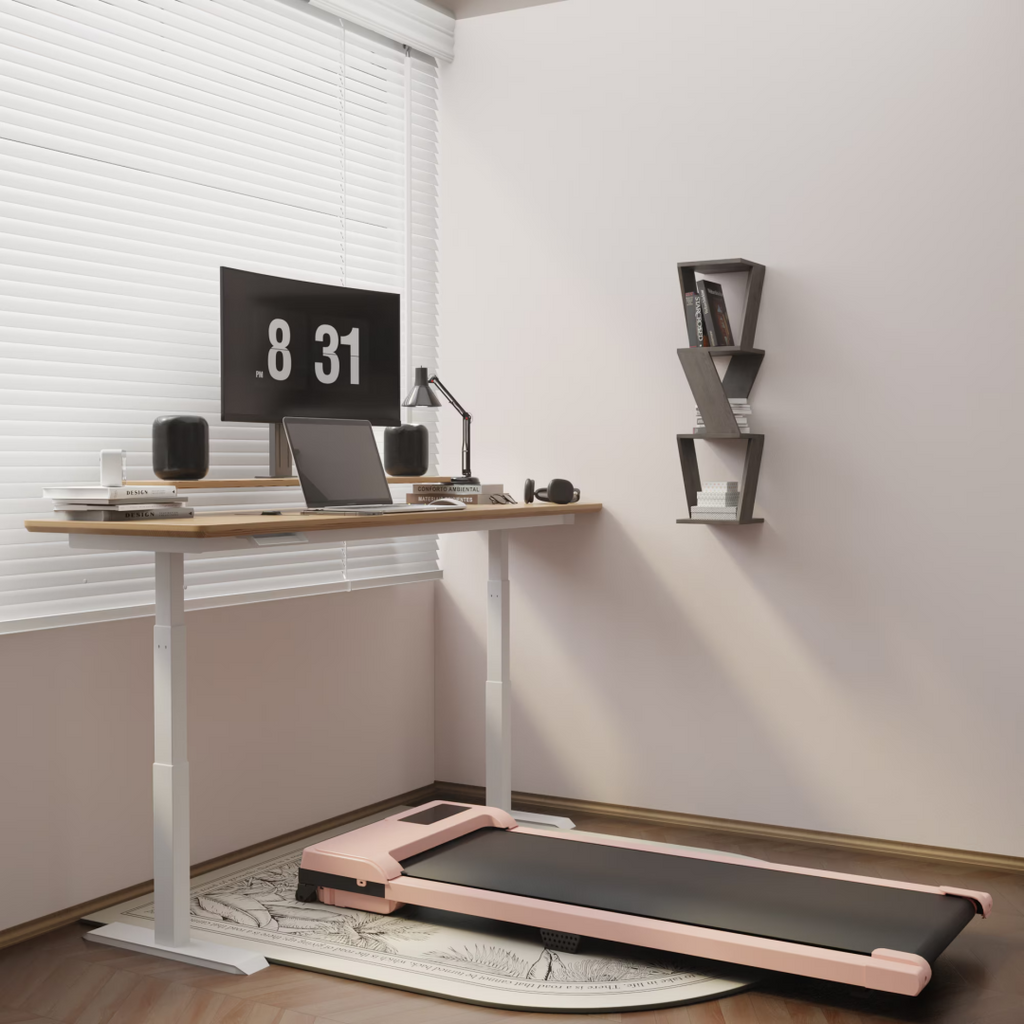 Walking Pad With Quiet 2.0 HP Brushless Motor, Countdown Modes, Spacious Running