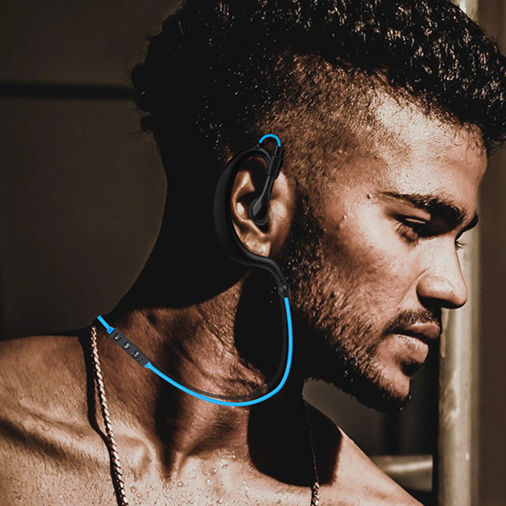 Wireless Headsets V4.1 Sport In-Ear Stereo Headphones Sweat-proof Neckband Earbu