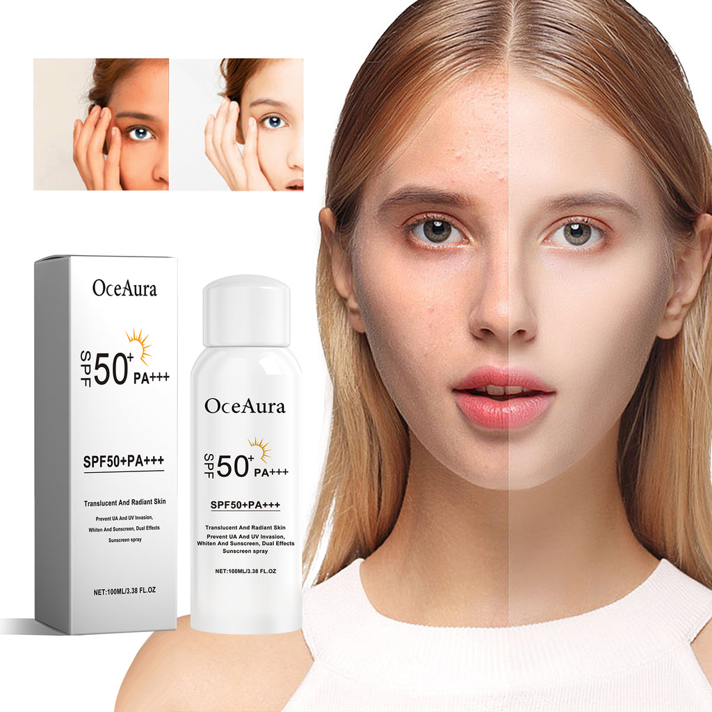OceAura Sunscreen Spray, Moisturizing And Refreshing Protective Spray For Outdoo