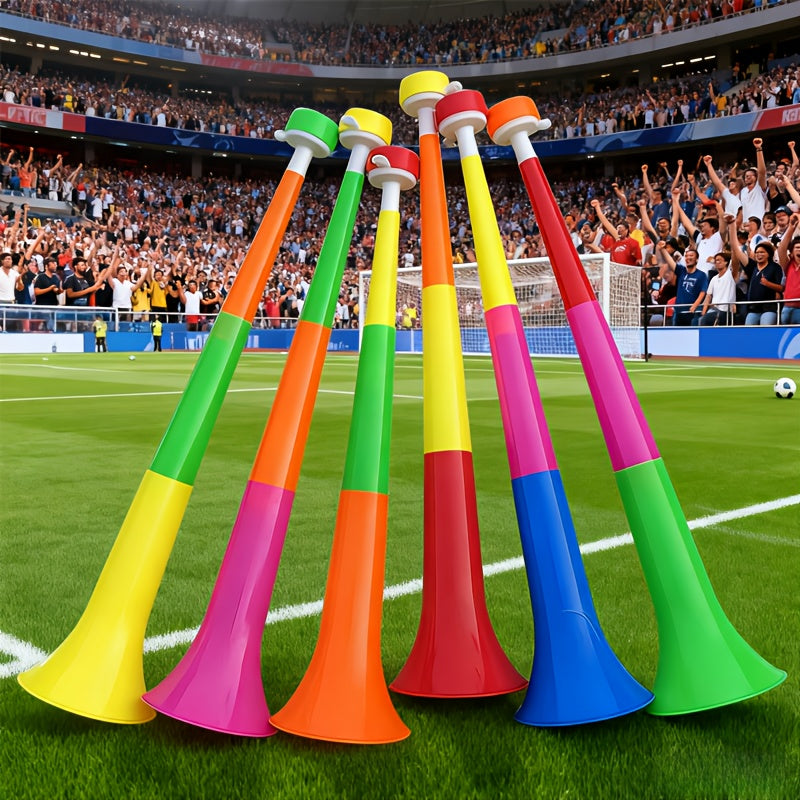 4pcs Retractable Multi Section Cheering Horn,Color Random,for Soccer, Sports Eve