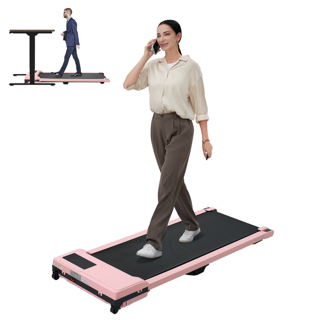 Walking Pad With Quiet 2.0 HP Brushless Motor, Countdown Modes, Spacious Running