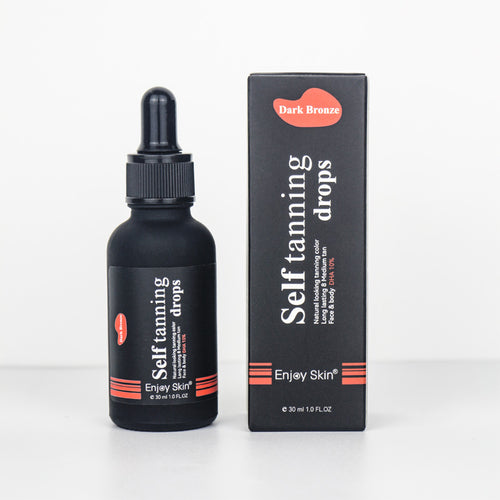 30ml Natural Organic Tanning Oil,Condensed Self Tanning Drops For Face & Body, H