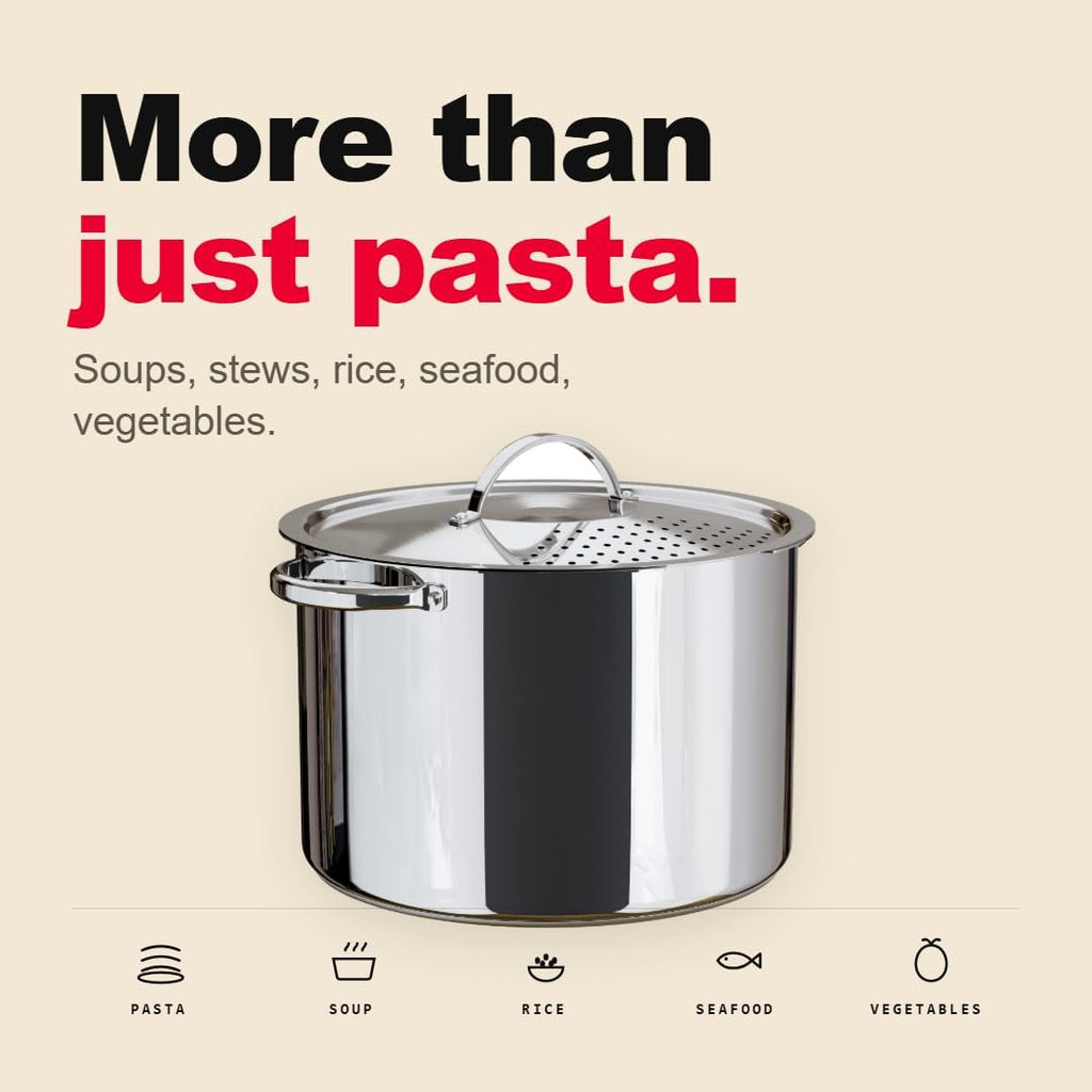 pasta pot strainer one-piece — daily find — view 8